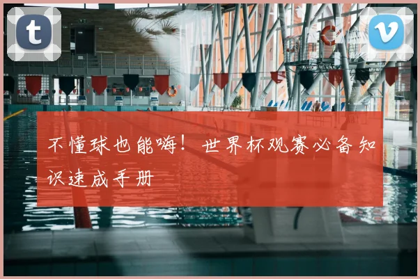 不懂球也能嗨!世界杯观赛必备知识速成手册